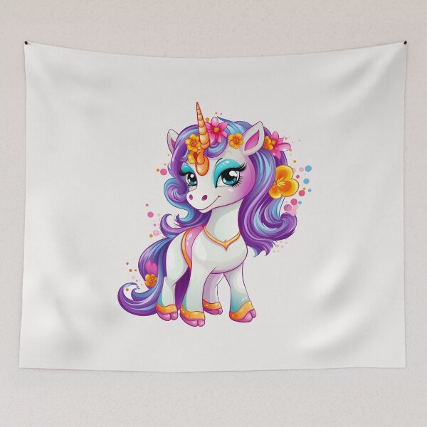 Item preview, Cute Baby Unicorn Purple  designed and sold by PaTToStudio.