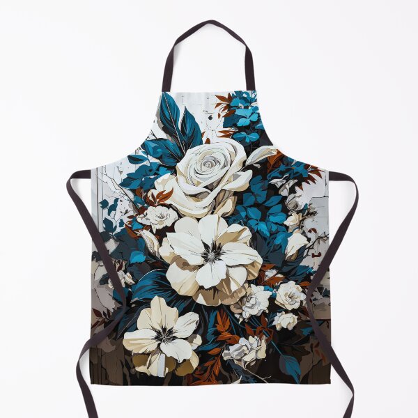 Item preview, Blue Floral Mural designed and sold by SteadyRolling.