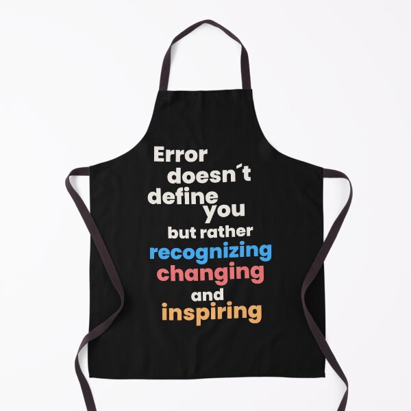 Item preview, Inspiring Tee and more - "Error Doesn't Define You, But Rather Recognizing, Changing, and Inspiring" designed and sold by TeeAauthenticF.