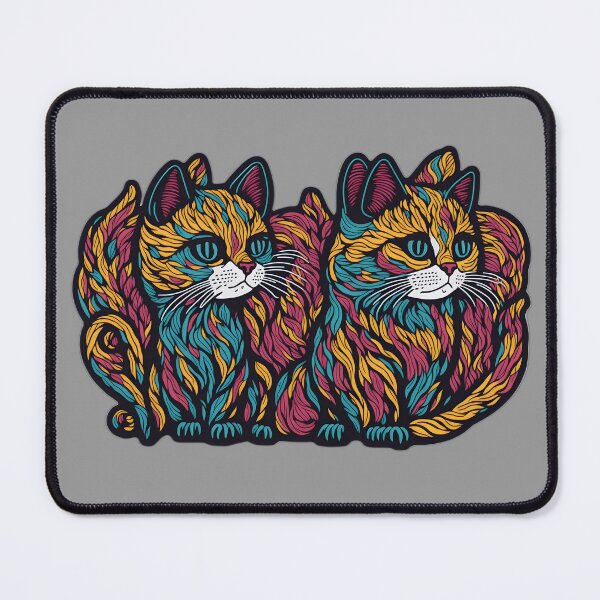 Item preview, Adorable Cat Blush: Whimsical Feline Art Collection designed and sold by FashionRex.