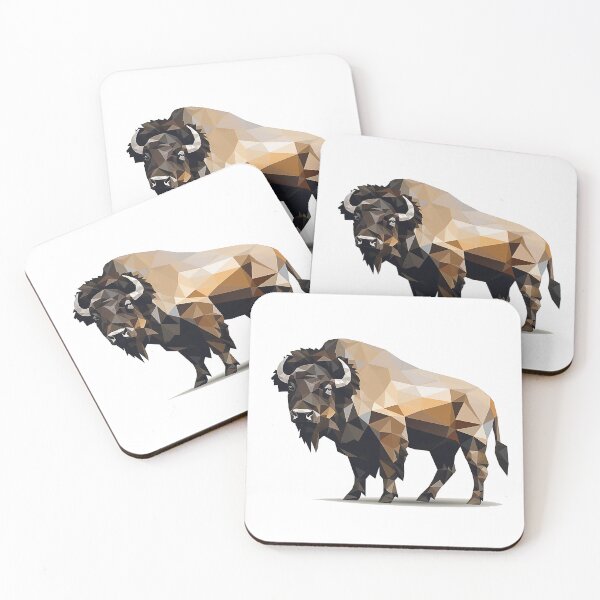 Item preview, Geometric Bison designed and sold by robotshane.