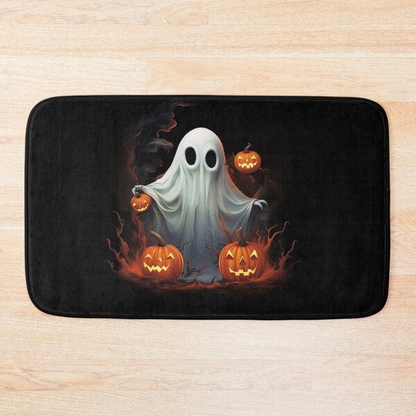 Item preview, Boo Ghost And Pumpkins designed and sold by Obsidian Ink by Wilshire.