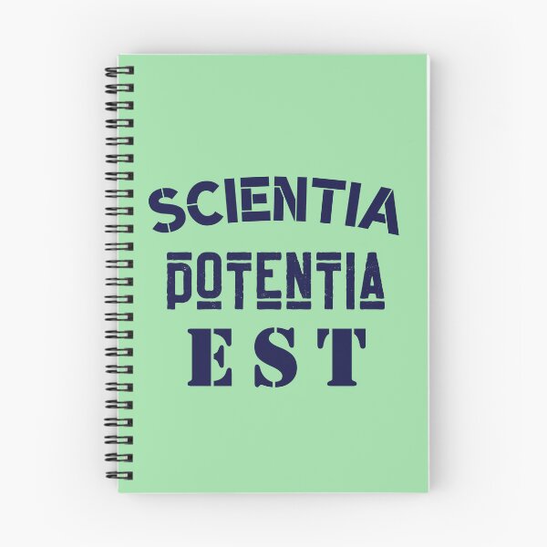 Item preview, Copy of Latin aphorism: Scientia Potentia  Est (Knowledge is power) designed and sold by artbleed.