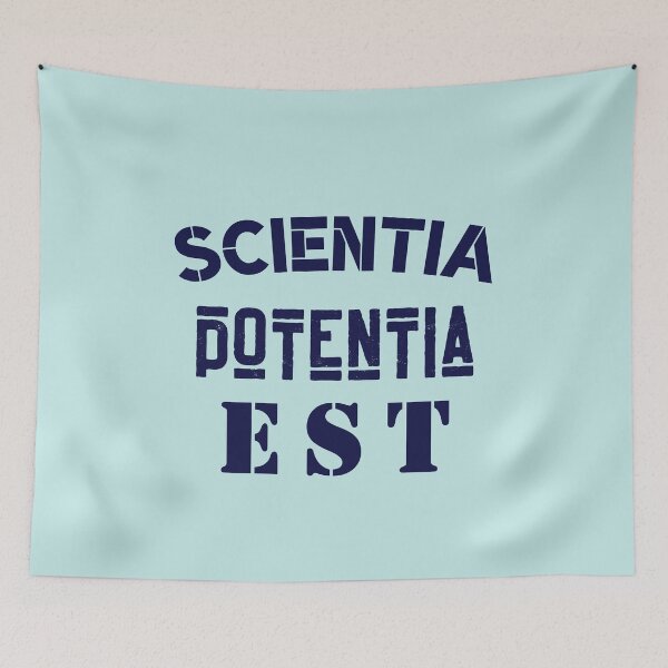 Item preview, Copy of Latin aphorism: Scientia Potentia  Est (Knowledge is power) designed and sold by artbleed.