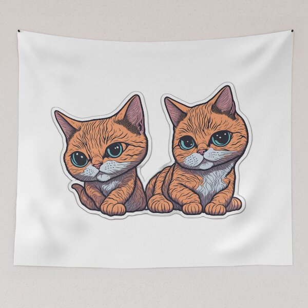 Item preview, Charming Cat Blush: Cute Feline Expression Collection designed and sold by FashionRex.