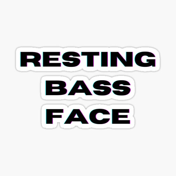 Item preview, Resting Bass Face EDM-Musik-Merchandise designed and sold by FlyGuyTy.