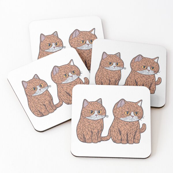 Item preview, Blushing Kitty Charm: Cute Cat Expression Art Collection designed and sold by FashionRex.