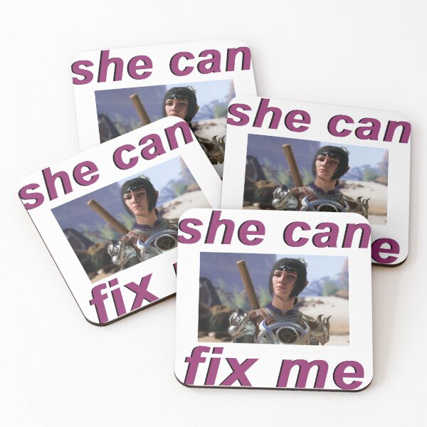 Item preview, Shadowheart "She can fix me" designed and sold by cybarchangel.