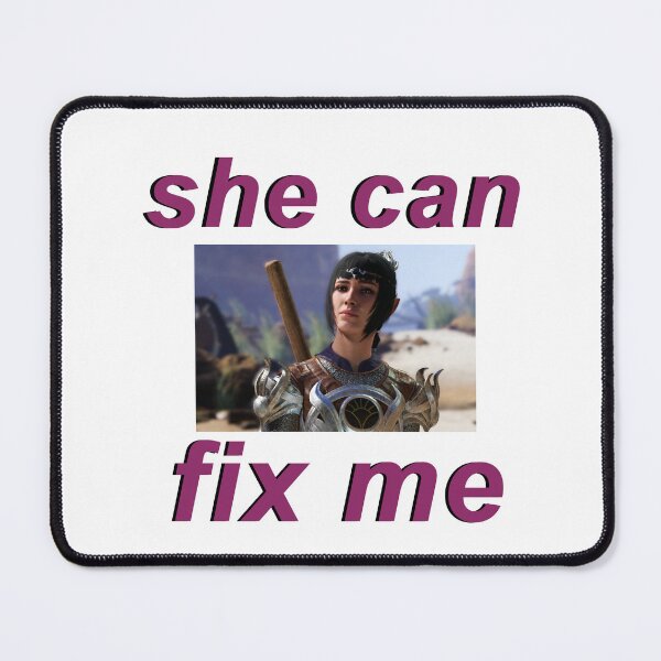 Item preview, Shadowheart "She can fix me" designed and sold by cybarchangel.