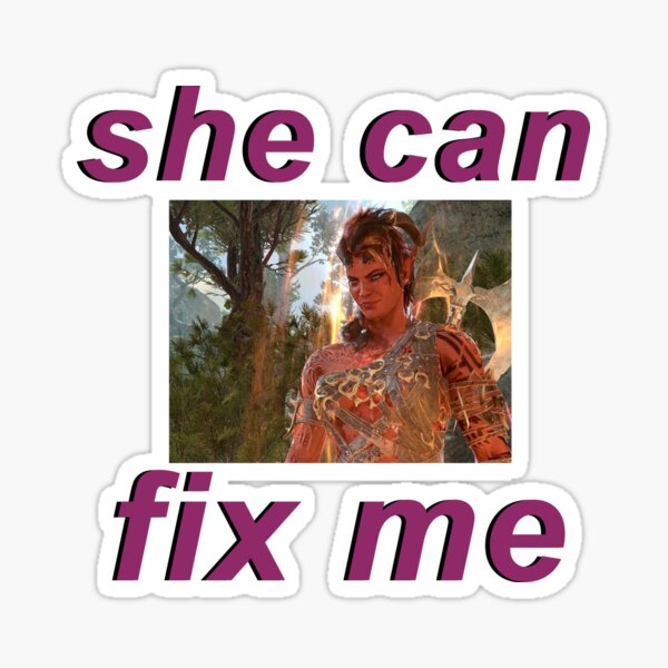 Item preview, Karlach "She can fix me" designed and sold by cybarchangel.