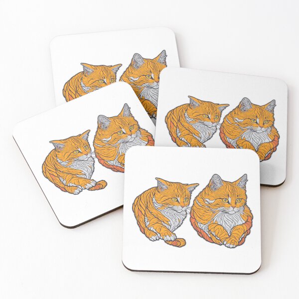 Item preview, Adorable Cat Blush: Whimsical Feline Art Collection designed and sold by FashionRex.