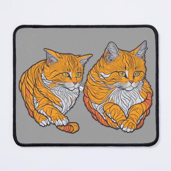 Item preview, Adorable Cat Blush: Whimsical Feline Art Collection designed and sold by FashionRex.