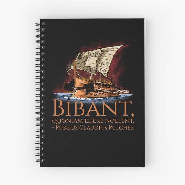 Item preview, Ancient Rome - Classical Latin Quote - First Punic War - Since they do not wish to eat, let them drink! designed and sold by Styrman.