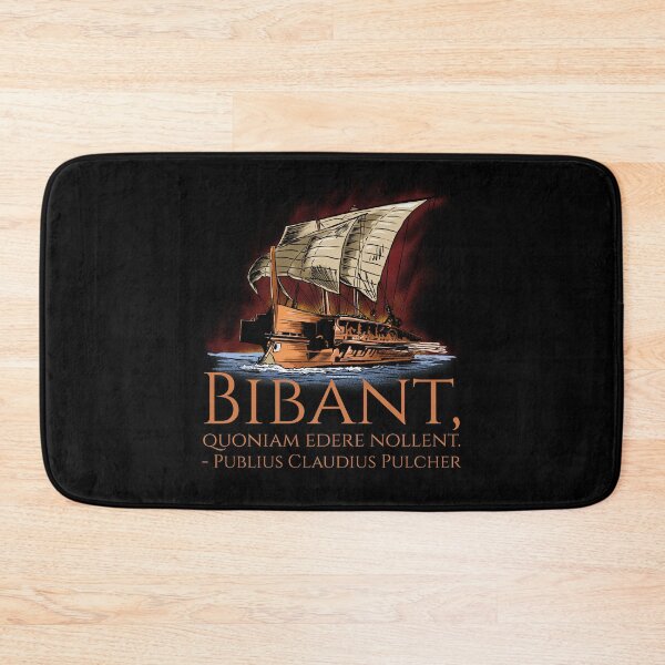Item preview, Ancient Rome - Classical Latin Quote - First Punic War - Since they do not wish to eat, let them drink! designed and sold by Styrman.