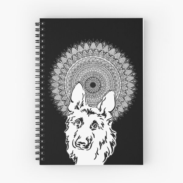Item preview, Mandala Power Animals German Shepherd Motif Mandala Totem Animals designed and sold by AnnaMDesign.