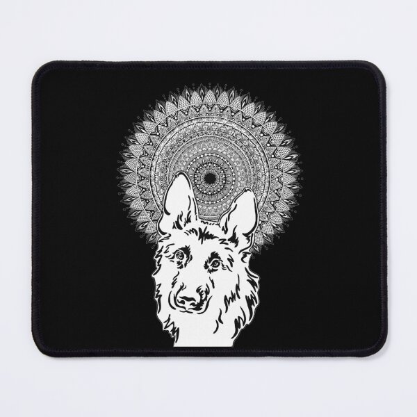 Item preview, Mandala Power Animals German Shepherd Motif Mandala Totem Animals designed and sold by AnnaMDesign.