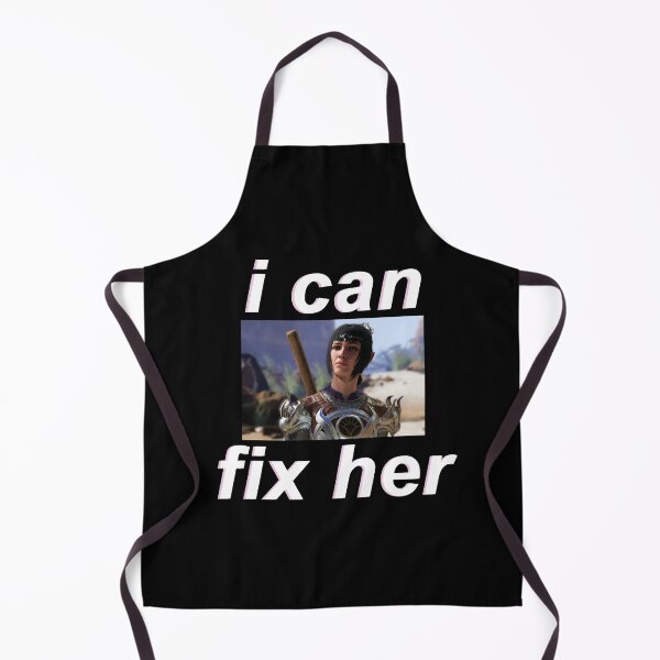 Item preview, (FOR DARK BACKGROUND) Shadowheart "I can fix her" designed and sold by cybarchangel.
