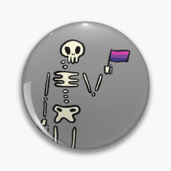 Item preview, Bisexual Pride Skeleton designed and sold by tuppaware-art.