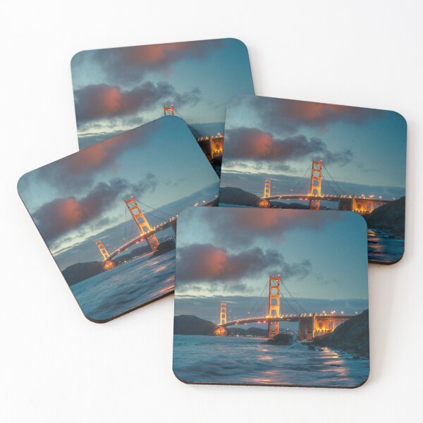 Item preview, Golden Gate Bridge in the evening designed and sold by Sonofwilliam.