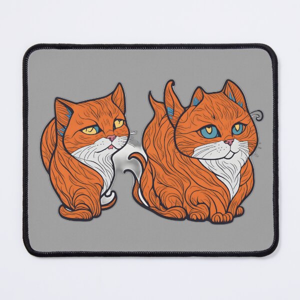 Item preview, Adorable Cat Blush: Whimsical Feline Art Collection designed and sold by FashionRex.