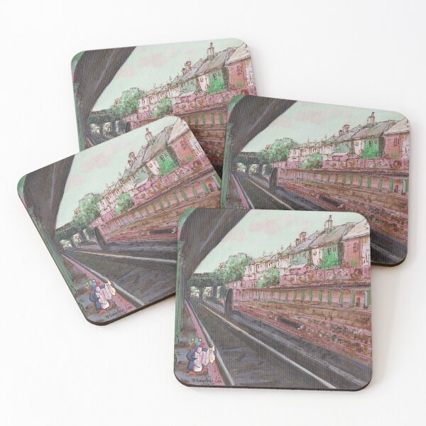 Item preview, Penguin traveler waiting for a train adventure. designed and sold by PenguinGirl-Art.