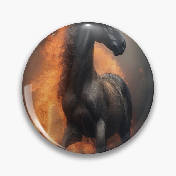 Item preview, unicorn in flame designed and sold by starcrime2021.