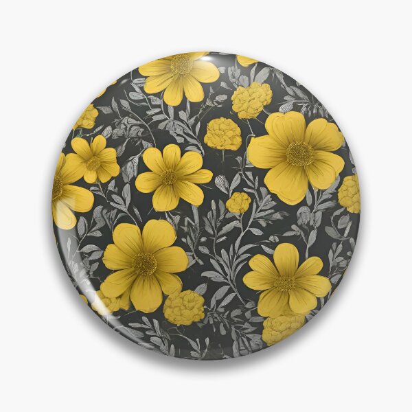 Aperçu de l'œuvre  Fleurs jaunes de la nature, un motif de fleurs créée et vendue par Rhmony.