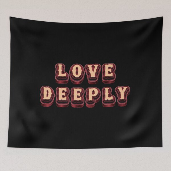 Item preview, Love Deeply - Couples Matching  designed and sold by Whimsical  Thinker.