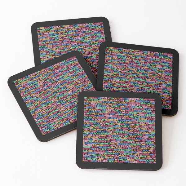 Item preview, Born To Run - Bruce Springsteen (lyrics) v.10 designed and sold by x1brett.