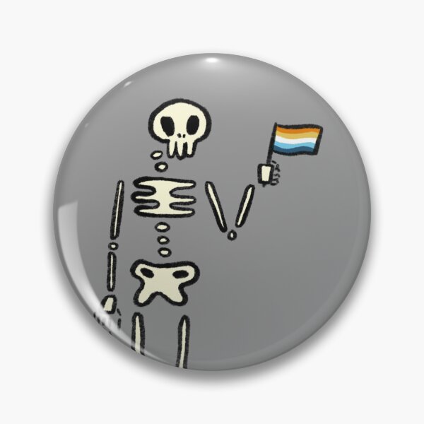 Item preview, Aroace Pride Skeleton  designed and sold by tuppaware-art.