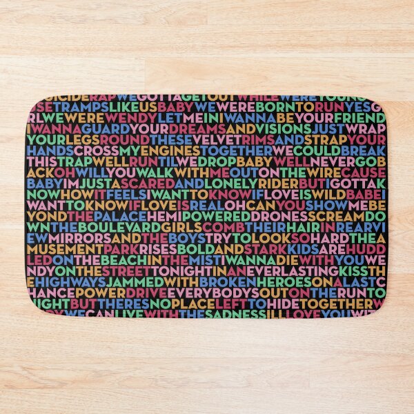 Item preview, Born To Run - Bruce Springsteen (lyrics) v.10 designed and sold by x1brett.