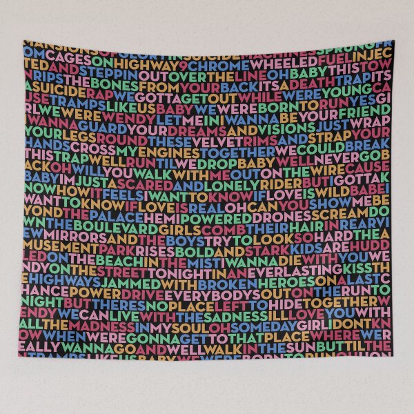 Item preview, Born To Run - Bruce Springsteen (lyrics) v.10 designed and sold by x1brett.