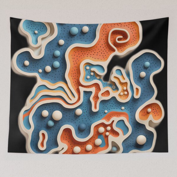 Item preview, "Unique Cascade Coral Atolls" designed and sold by Art-Vortex-fr.