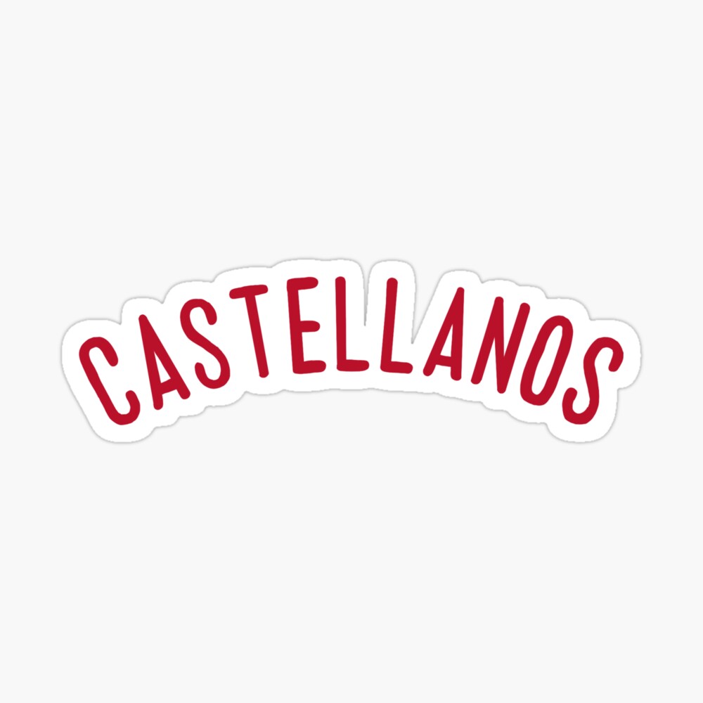 Nick Castellanos Jersey Sticker for Sale by meganhoban