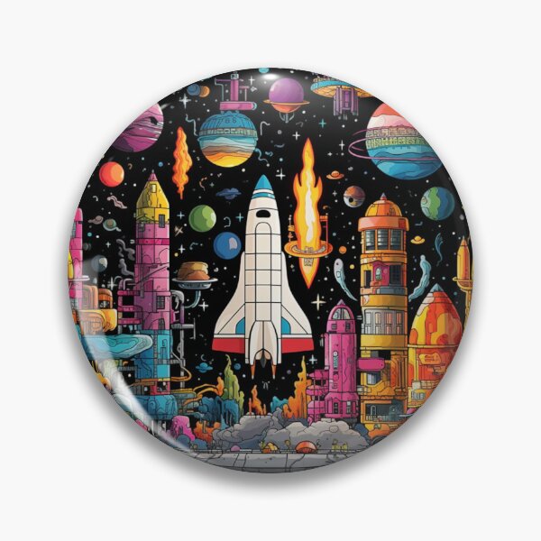 Item preview, Cosmic rocket launch designed and sold by PawelNature.