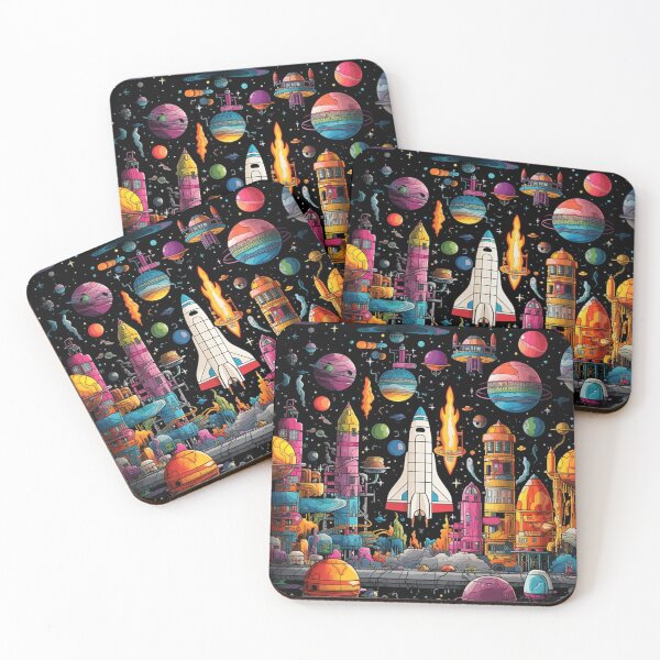 Item preview, Cosmic rocket launch designed and sold by PawelNature.