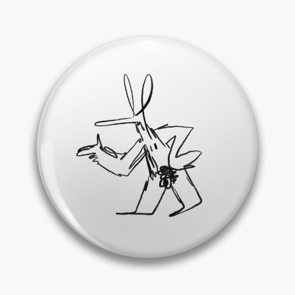 Item preview, scribble doodle rabbit guy drawing designed and sold by Opid.