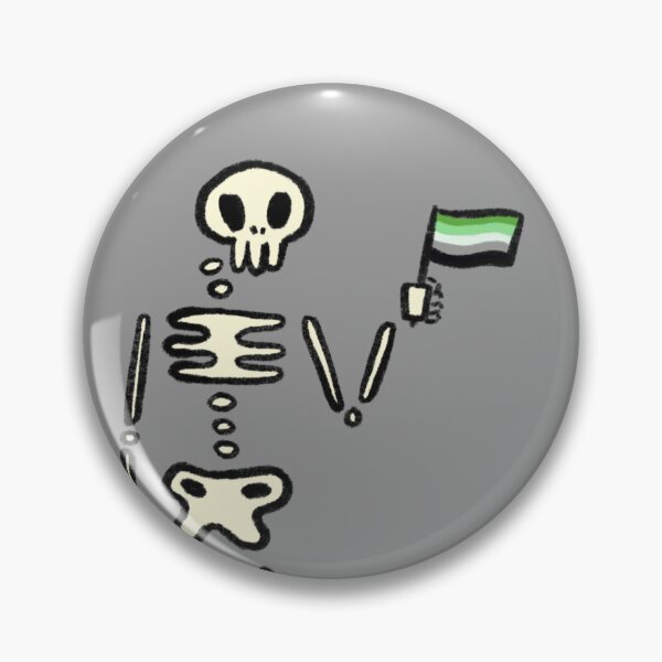 Item preview, Aromantic Pride Skeleton designed and sold by tuppaware-art.