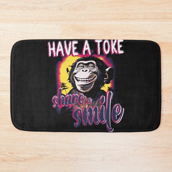 Item preview, Have a Toke, Share a Smile: Smiling Chimp designed and sold by DragonScar.