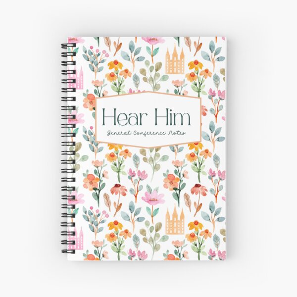 Item preview, General Conference Notebook  designed and sold by BrightlyBeams.
