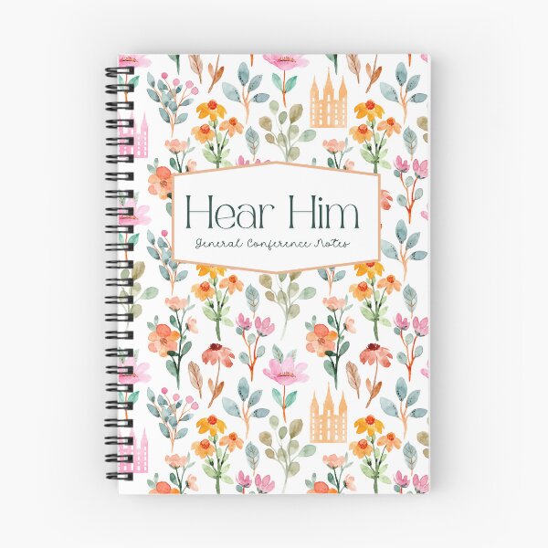 Item preview, General Conference Notebook  designed and sold by BrightlyBeams.