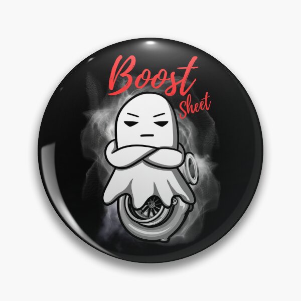 Item preview, Boost Sheet Halloween Ghost Turbo Funny Sheet Ghost Boo Sheet Turbocharger Boosted Racing Cars designed and sold by CarantinedChaos.