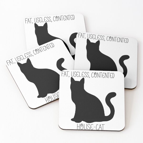 Item preview, Fat, Useless, Contented House-Cat designed and sold by DesignsByMarge.
