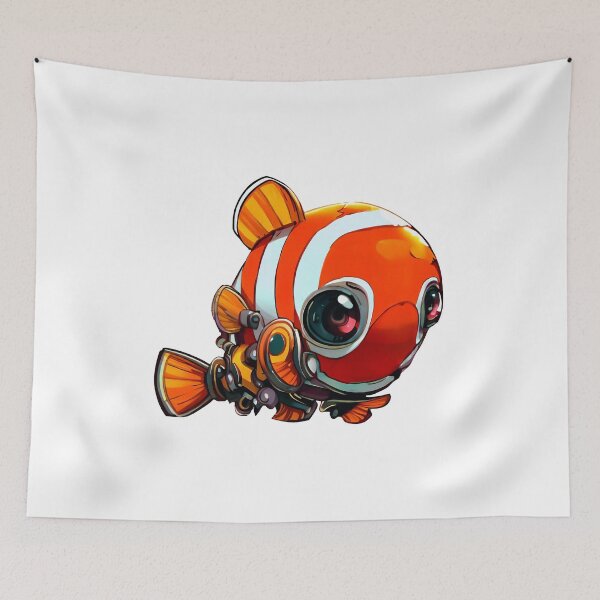 Item preview, Robo-Clown Fish! designed and sold by kukamatsu.