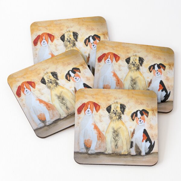 Item preview, Watercolour of Cute Puppies designed and sold by PilgrimCraft.