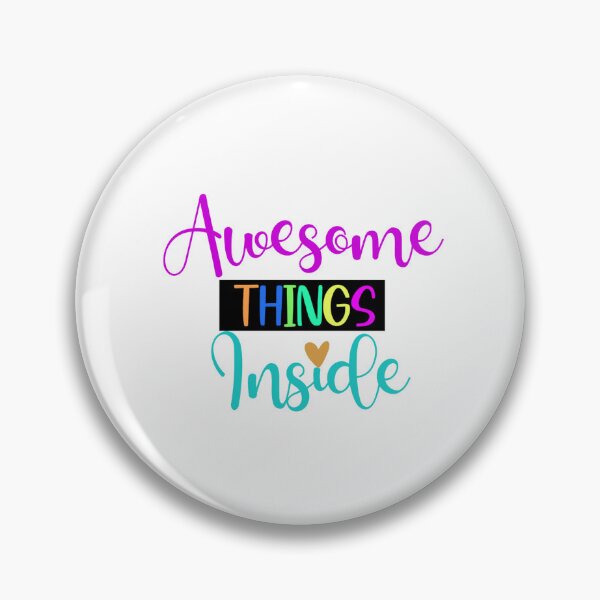 Item preview, Awesome Things Inside Quote designed and sold by franktact.