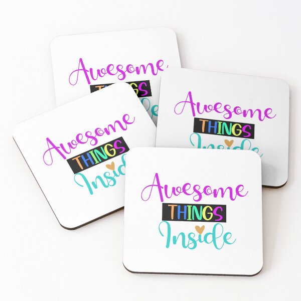 Item preview, Awesome Things Inside Quote designed and sold by franktact.