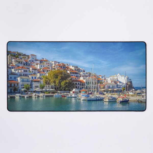 Item preview, Approaching Skopelos Harbour  designed and sold by Viv Thompson Photography .
