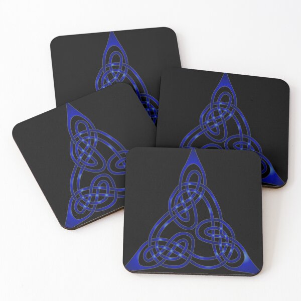 Item preview, Triangle Knot With Doubled Threads Blue designed and sold by taiche.