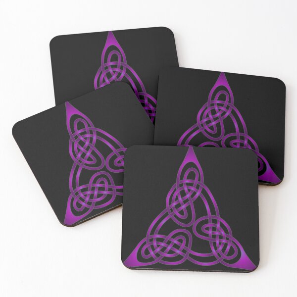 Item preview, Triangle Knot With Doubled Threads Purple designed and sold by taiche.